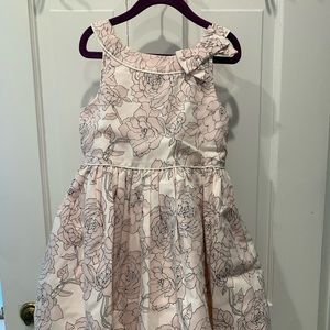 Janice and jack pink flower dress size 6-8